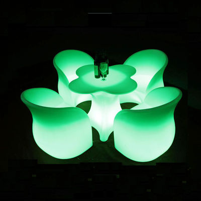 Einzigartige Blumenförmige Led-Außenmöbel für Veranstaltungen helle Nachtclubstühle