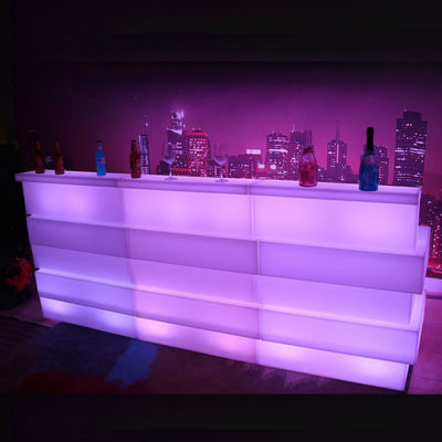 Kunststoff-LED-Mobilbar-Tisch 16 Farben Wechseln wasserdicht