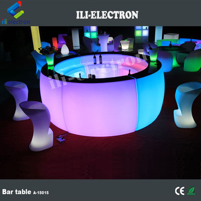 Commercial Leuchtende LED-Bar Zähler PE Kunststoff 16 Farben wechselnd