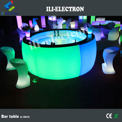Commercial Leuchtende LED-Bar Zähler PE Kunststoff 16 Farben wechselnd