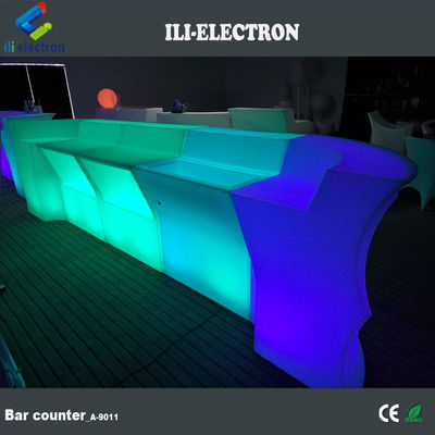 Wellenform Leuchtende LED-Barzähler, Außenbeleuchtung Bartisch wasserdicht
