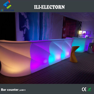 Wellenform glühender Bartischtisch