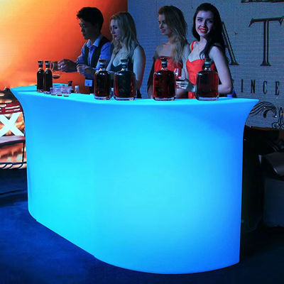 Moderne LED-Bar-Schalter beleuchtet Led-Kunststoff-Salon / Restaurant