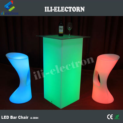 Moderne RGB-LED-Leuchten-Möbeltische mit wiederaufladbarer Lithiumbatterie