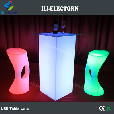 Moderne RGB-LED-Leuchten-Möbeltische mit wiederaufladbarer Lithiumbatterie