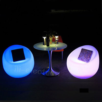 Wohnzimmer Stühle Rücken Ruhe Sofa Couch LED Kunststoff Hocker