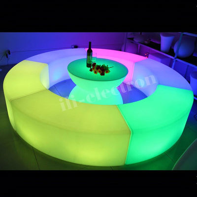 Farbwechselnde LED-Leuchten Möbel, wiederaufladbarer LED-Lounge Chair OEM