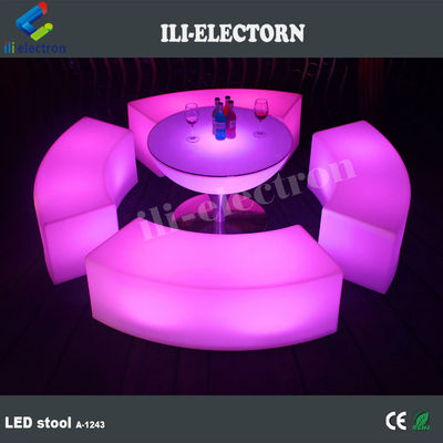 Farbwechselnde LED-Leuchten Möbel, wiederaufladbarer LED-Lounge Chair OEM