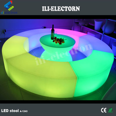 Farbwechselnde LED-Leuchten Möbel, wiederaufladbarer LED-Lounge Chair OEM