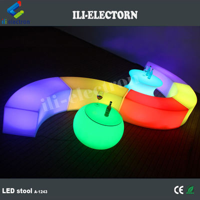 Farbwechselnde LED-Leuchten Möbel, wiederaufladbarer LED-Lounge Chair OEM