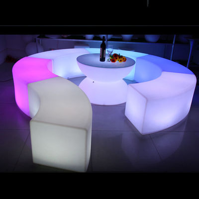 Farbwechselnde LED-Leuchten Möbel, wiederaufladbarer LED-Lounge Chair OEM