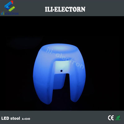 Farbenfrohe LED-Leuchten Möbel, Bar Stapel Beleuchtete Hocker wiederaufladbar