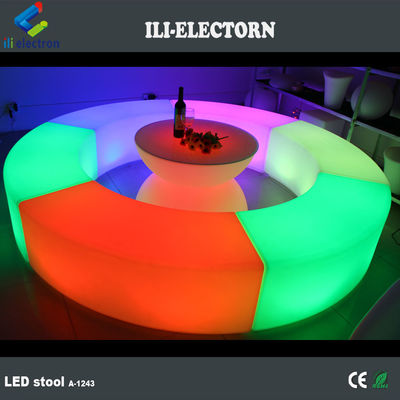 Farbwechselbare wiederaufladbare Led-Möbel mit Led-Banksitzungen