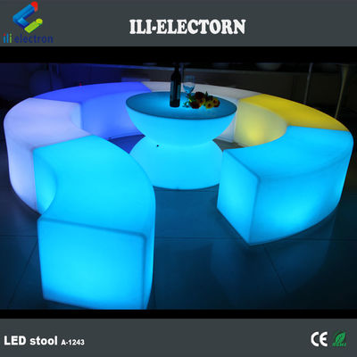 Farbwechselbare wiederaufladbare Led-Möbel mit Led-Banksitzungen
