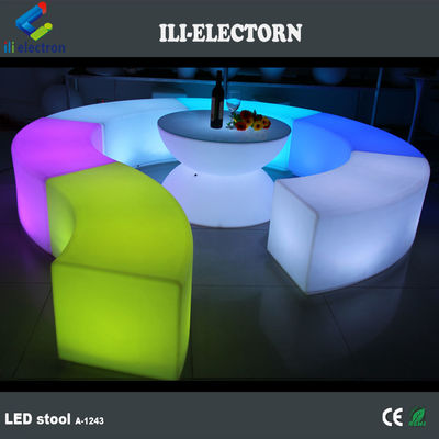 Farbwechselbare wiederaufladbare Led-Möbel mit Led-Banksitzungen