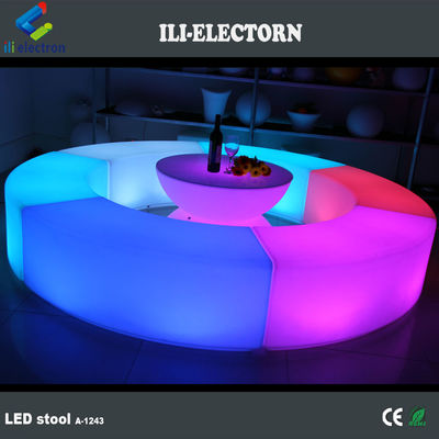 Farbwechselbare wiederaufladbare Led-Möbel mit Led-Banksitzungen