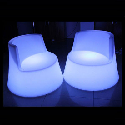 100% PE Kunststoff wiederaufladbar RGB beleuchtet Led Seepferdchen leuchtendes Deckstuhl