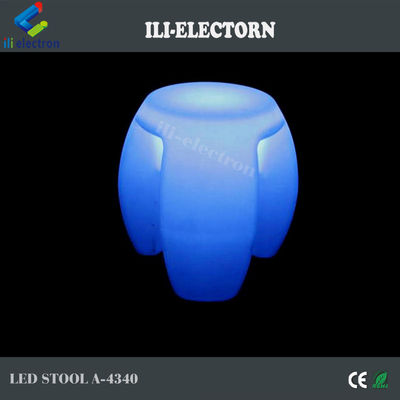 Beliebter Kunststoff-LED-Barhocker mit wiederaufladbarer Batterie