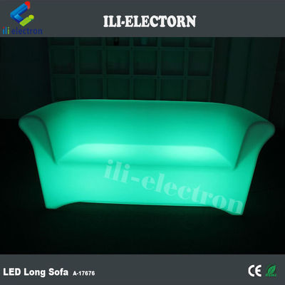 Kunststofffarbenwechselnde Led-Möbel leuchtende lange Couch