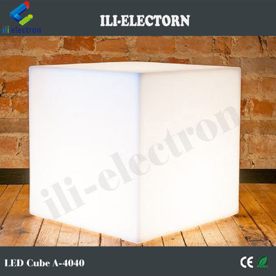 Solid LED Glow Cubes / Glowing Cube Stools Nebentisch / Beleuchtete Glow Accent Piece