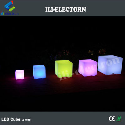 Solid LED Glow Cubes / Glowing Cube Stools Nebentisch / Beleuchtete Glow Accent Piece