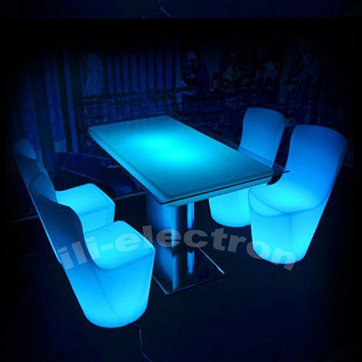 LED-Möbel Mehrfarbwechsel Led-Esstisch