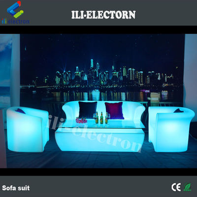 Kunststoff-LED-Sofa-Sofa-Lounge-Sofa zum Mieten