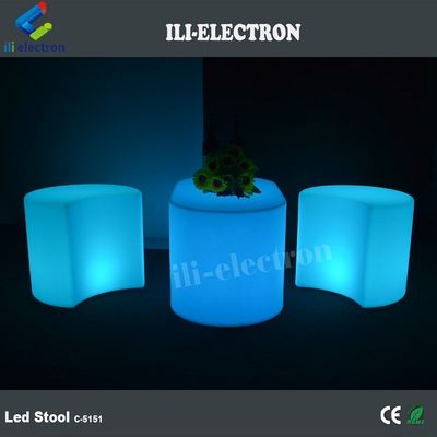 Gewerbliche LED-Glow-Möbel Stuhl PE Kunststoff für Bar