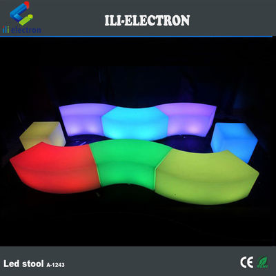 Fernbedienung klares Kunststoff-LED-Magie-Lichter Hocker Sitz
