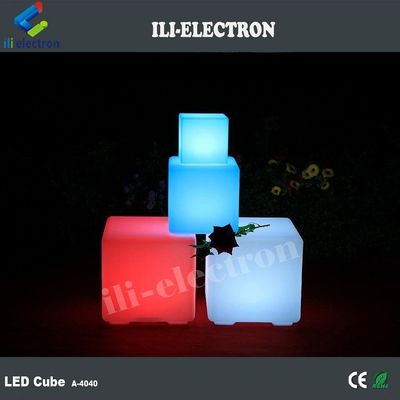 Commercial Outdoor LED Cube Light, beleuchtete Barhocker mit CE ROHS Zertifizierung