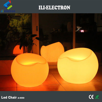 Beleuchtete Apfelform Led-Stuhl/Light up Cocktail-Stuhl/beleuchtete Led-Bar-Stuhl