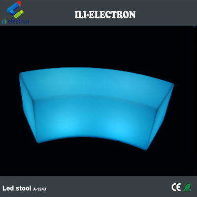 Gewerbliche gebogene LED-Bar-Möbel Stuhl für den Außengarten