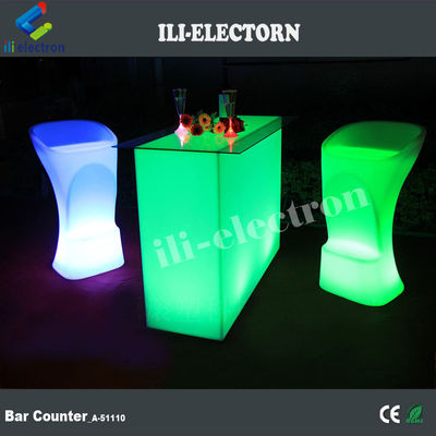 Neues Design Rechteck Beleuchtete Party führte Licht führte Cocktail-Tisch