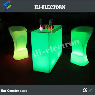 Neues Design Rechteck Beleuchtete Party führte Licht führte Cocktail-Tisch