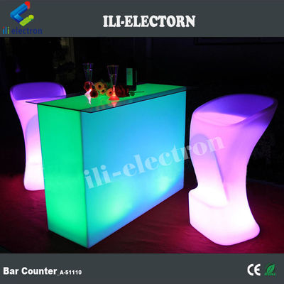 Neues Design Rechteck Beleuchtete Party führte Licht führte Cocktail-Tisch