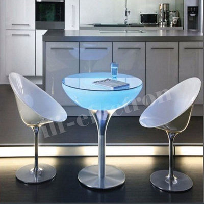 Attraktive RGB Fernbedienung Außen Led Metallunterstützung Couchtisch