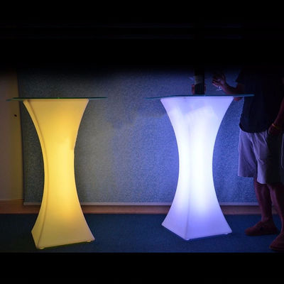 Neues Design Modisches PE-Plastik-Party-Light-Cocktail-Tisch