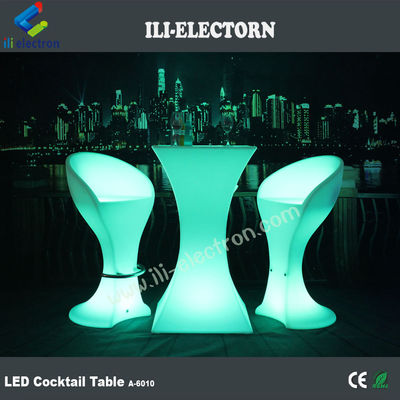 Neues Design Modisches PE-Plastik-Party-Light-Cocktail-Tisch