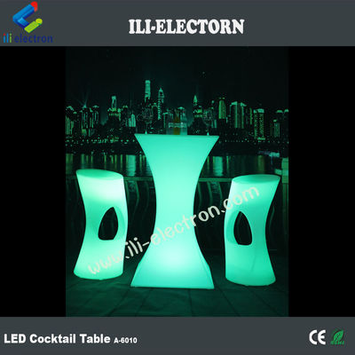 Neues Design Modisches PE-Plastik-Party-Light-Cocktail-Tisch