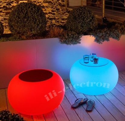LED-Akkzentlicht-Tisch Rundbar Leuchtende LED-Bar-Tisch