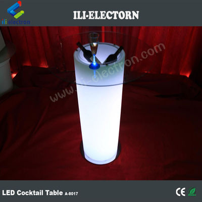 Außen-Hoch-Ober-Patio-Beleuchtung LED-Eis Eimer Cruiser Tisch