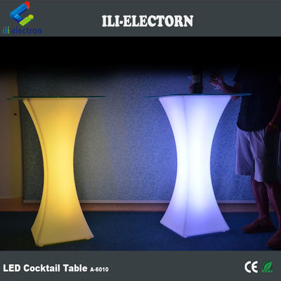 Hot Sale Moderne Party Veranstaltungen und Bar Gebraucht Fernbedienung Farbänder Dekorativ LED Quadrat Cocktail Tisch