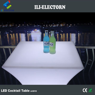 Hot Sale Moderne Party Veranstaltungen und Bar Gebraucht Fernbedienung Farbänder Dekorativ LED Quadrat Cocktail Tisch