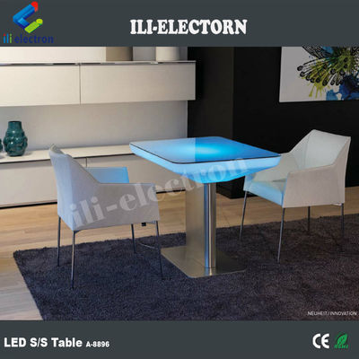 LED-Möbel Kunststoff glühender Bartisch für Hotelvilla