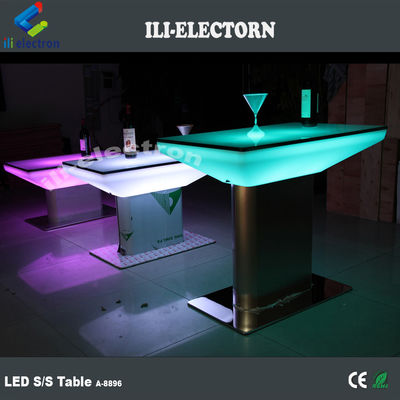 LED-Möbel Kunststoff glühender Bartisch für Hotelvilla