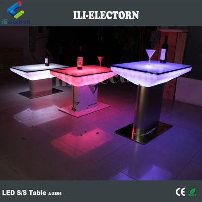 LED-Möbel Kunststoff glühender Bartisch für Hotelvilla