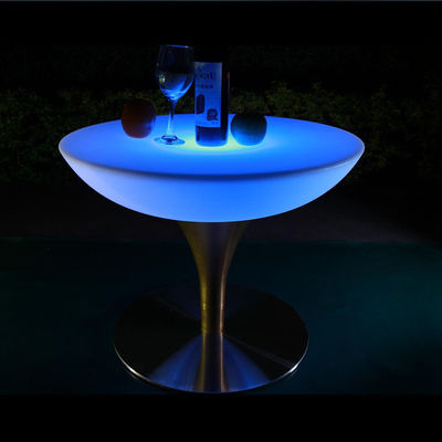Zeigen Sie Licht Up Möbel RGB LED Kaffeetisch Für Supermarkt