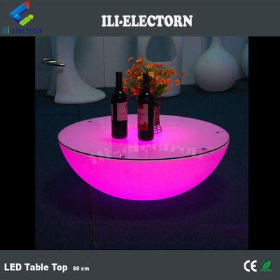 Zeigen Sie Licht Up Möbel RGB LED Kaffeetisch Für Supermarkt