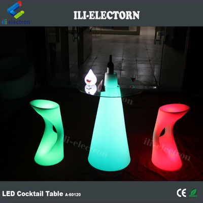 Taper Form Kunststoff Led-Tisch leuchtende Cocktail-Tisch