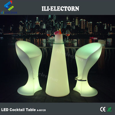 Taper Form Kunststoff Led-Tisch leuchtende Cocktail-Tisch